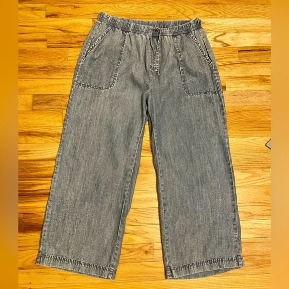 Splendid Wide Leg Crop Pants - Picture 3 of 10